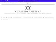 Tablet Screenshot of curatedcaribbean.com